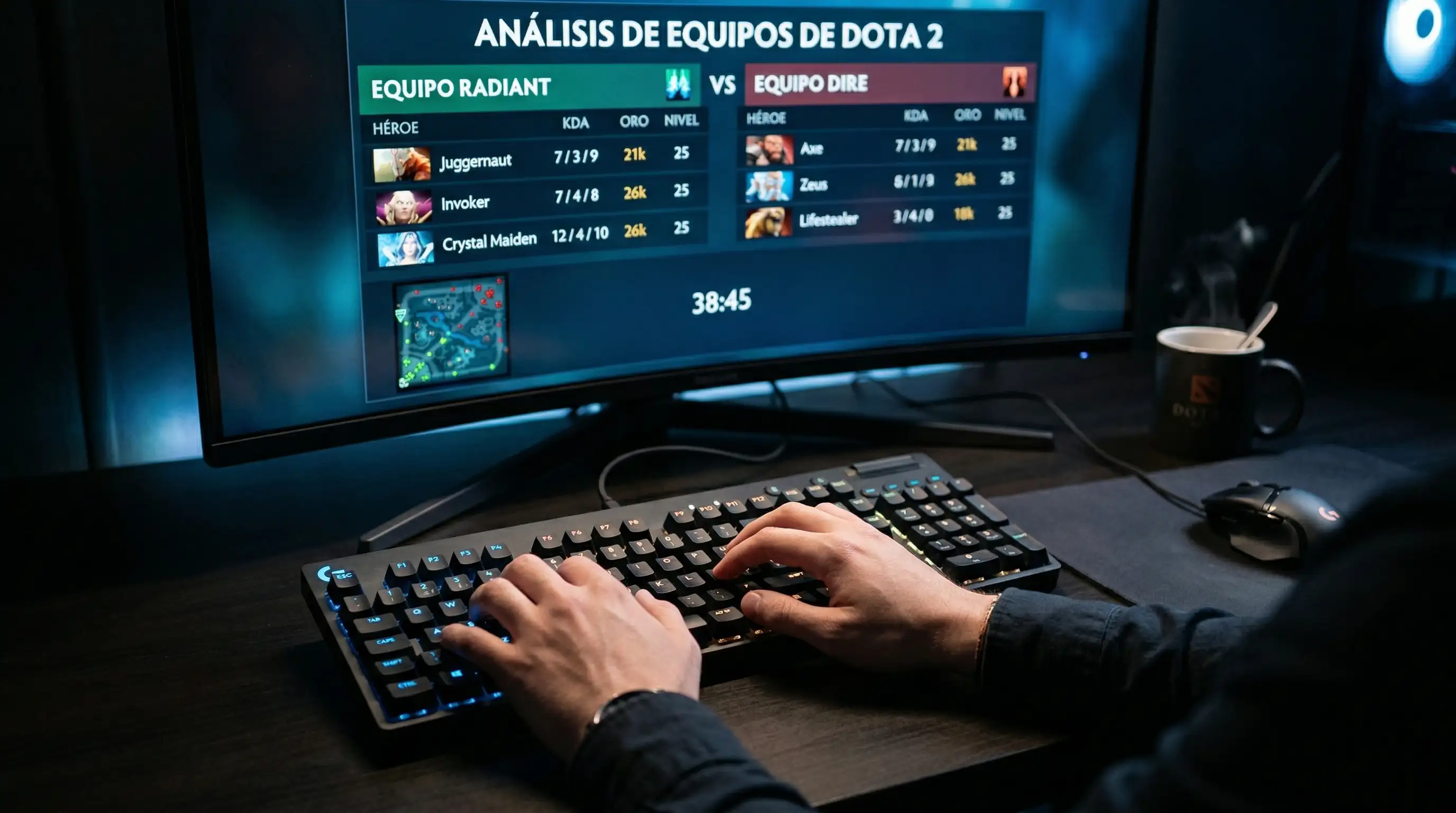 Análisis de equipos de Dota 2 para apuestas con datos y estadísticas