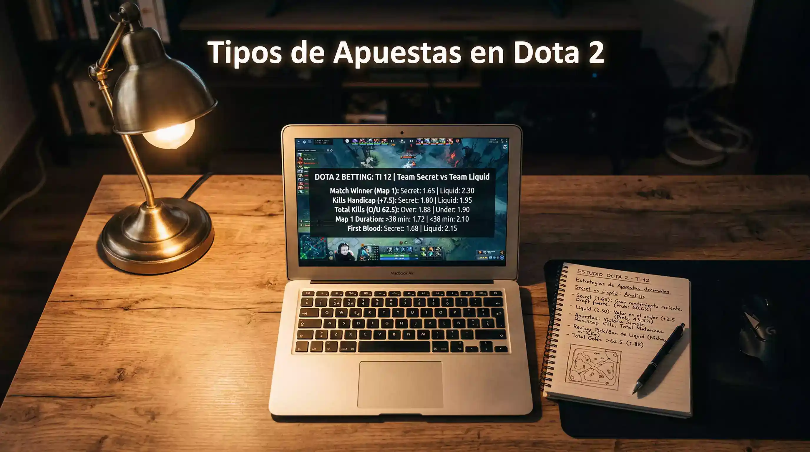 Mercados de apuestas en Dota 2 con cuotas y ejemplos prácticos